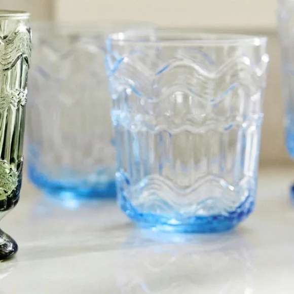 Anthropologie Textured Juice Glasses, Set of 4 - Picture 2 of 4